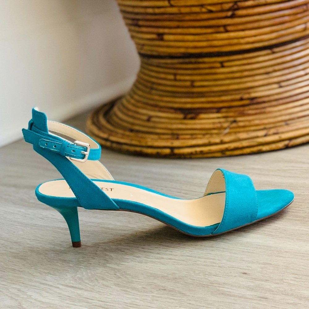 Nine West - Lesia sandal in vintage blue green